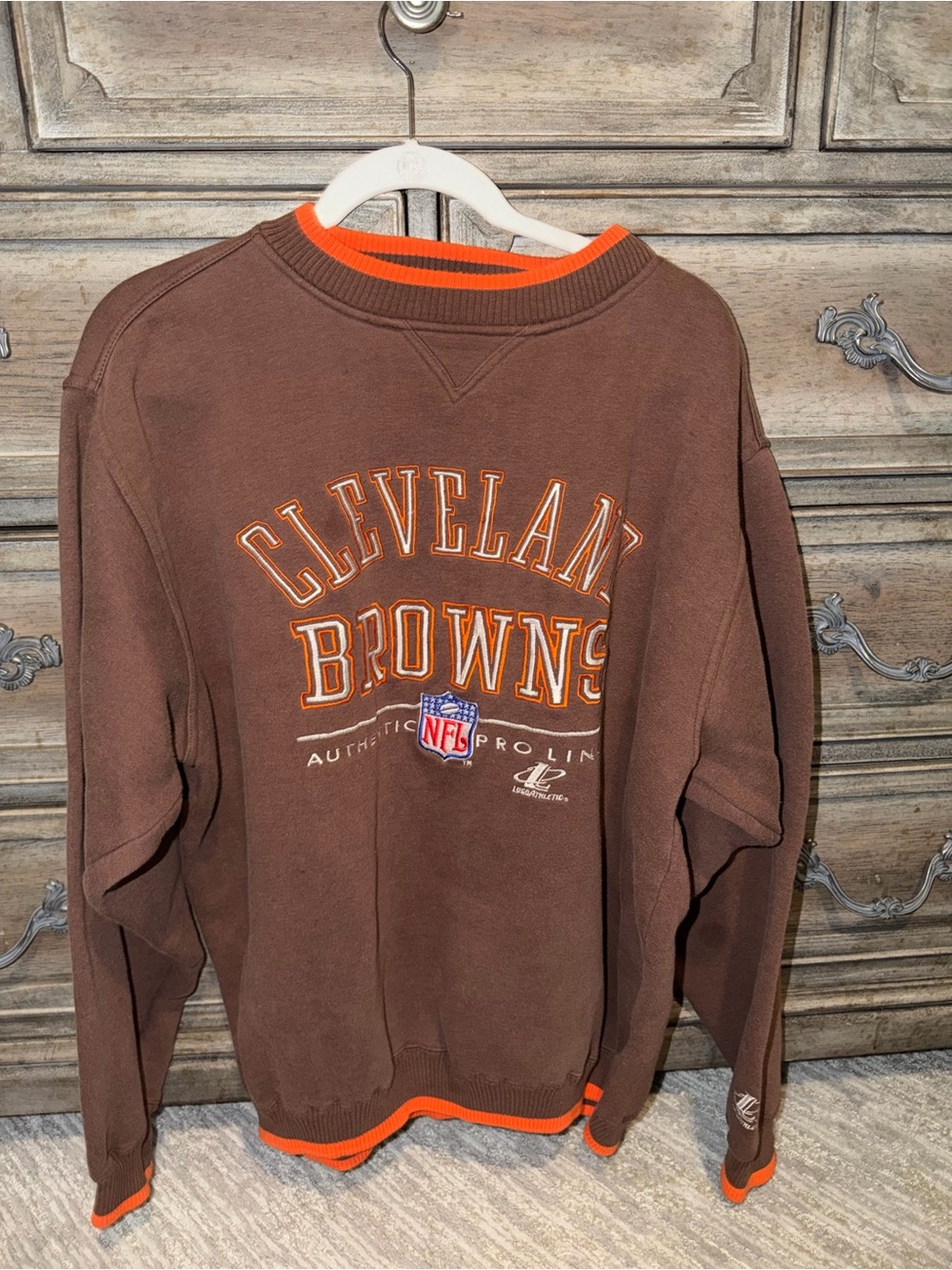 Vintage Cleveland Browns NFL Pro Line Crewneck Sweatshirt XL Embroidered - Picture 3 of 12
